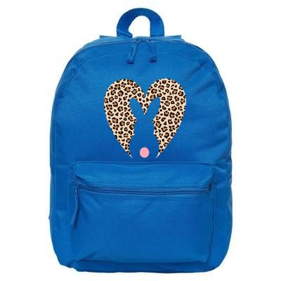 Easter Leopard Bunny Rabbit Heart Palm Sunday Great Gift 16 in Basic Backpack