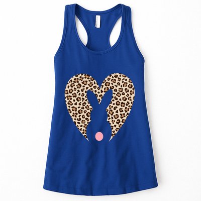 Easter Leopard Bunny Rabbit Heart Palm Sunday Great Gift Womens Tank Top