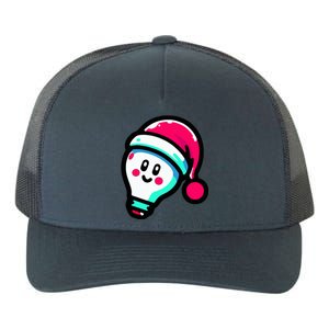 Emoticon Light Bulb Design Christmas Festive Holiday  Yupoong Adult 5-Panel Trucker Hat