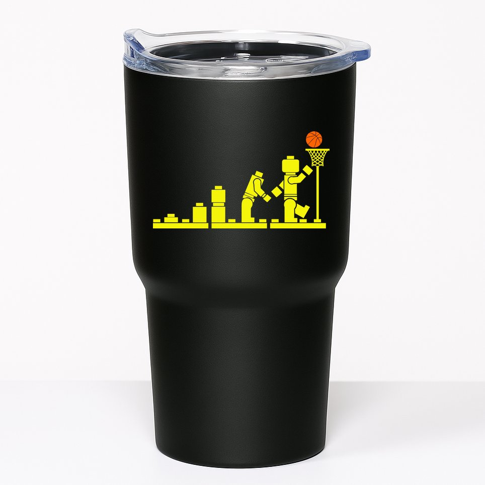 EVOLUTION LEGO BASKETBALL SPORTS Funny Tumbler