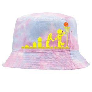 EVOLUTION LEGO BASKETBALL SPORTS Funny Tie-Dyed Bucket Hat