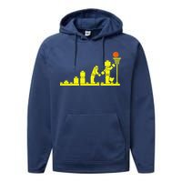 EVOLUTION LEGO BASKETBALL SPORTS Funny Performance Fleece Hoodie