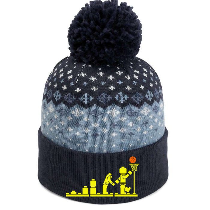 EVOLUTION LEGO BASKETBALL SPORTS Funny The Baniff Cuffed Pom Beanie