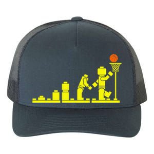 EVOLUTION LEGO BASKETBALL SPORTS Funny Yupoong Adult 5-Panel Trucker Hat