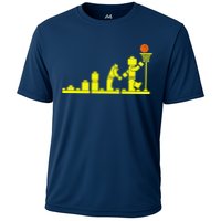 EVOLUTION LEGO BASKETBALL SPORTS Funny Cooling Performance Crew T-Shirt