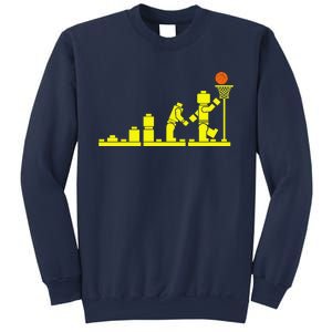 EVOLUTION LEGO BASKETBALL SPORTS Funny Sweatshirt