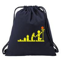 EVOLUTION LEGO BASKETBALL SPORTS Funny Drawstring Bag