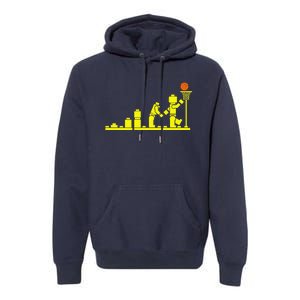 EVOLUTION LEGO BASKETBALL SPORTS Funny Premium Hoodie