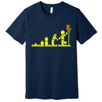 EVOLUTION LEGO BASKETBALL SPORTS Funny Premium T-Shirt