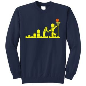 EVOLUTION LEGO BASKETBALL SPORTS Funny Tall Sweatshirt