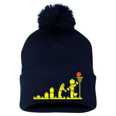 EVOLUTION LEGO BASKETBALL SPORTS Funny Pom Pom 12in Knit Beanie