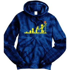 EVOLUTION LEGO BASKETBALL SPORTS Funny Tie Dye Hoodie