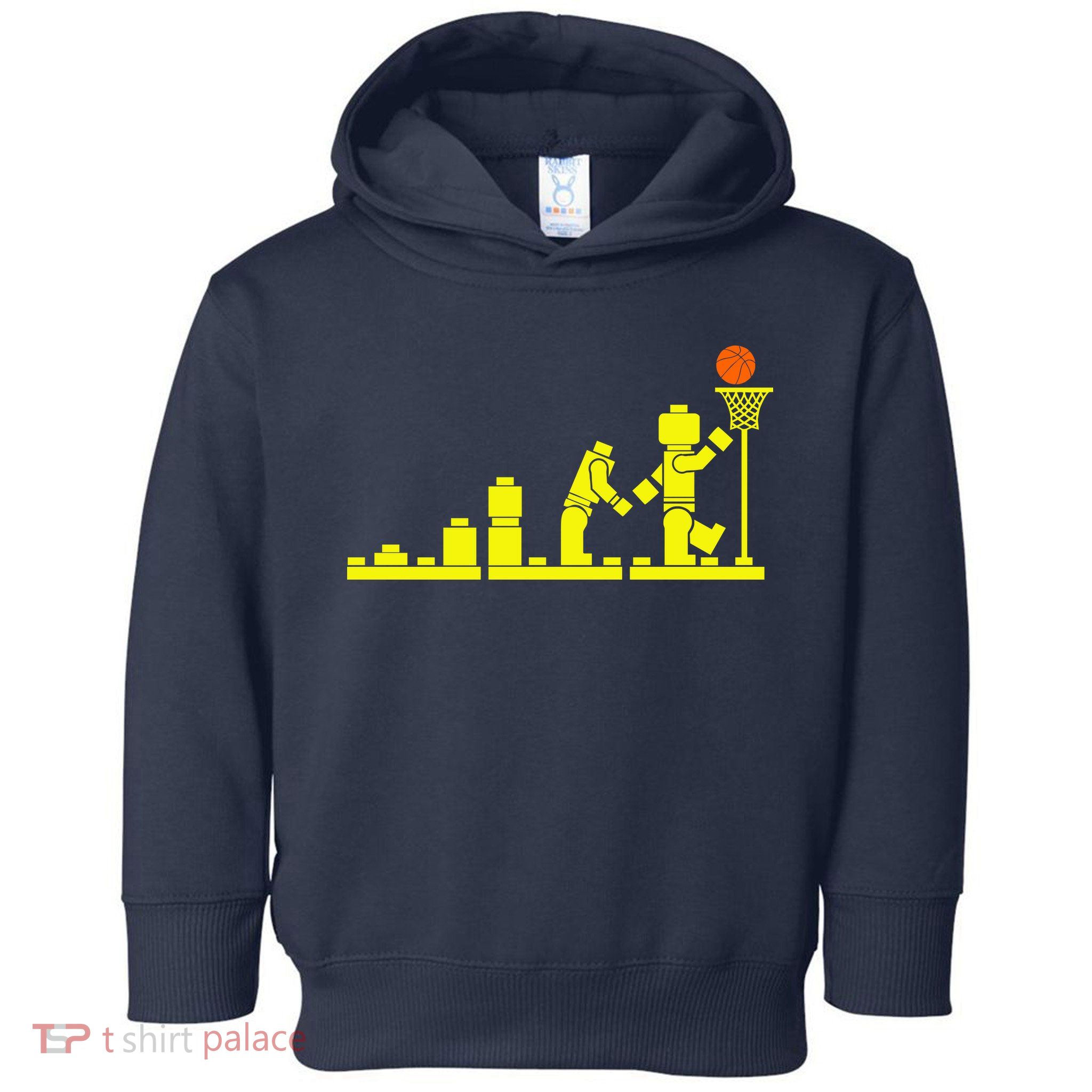 EVOLUTION LEGO BASKETBALL SPORTS Funny Toddler Hoodie