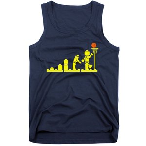 EVOLUTION LEGO BASKETBALL SPORTS Funny Tank Top