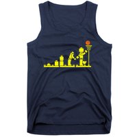 EVOLUTION LEGO BASKETBALL SPORTS Funny Tank Top