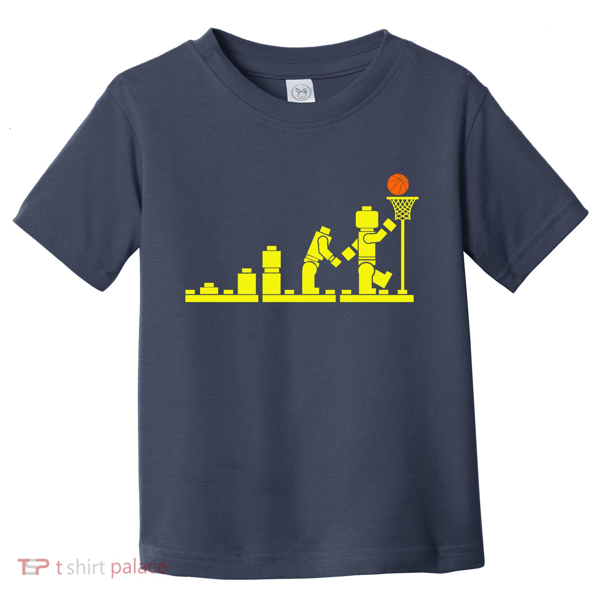 EVOLUTION LEGO BASKETBALL SPORTS Funny Toddler T-Shirt