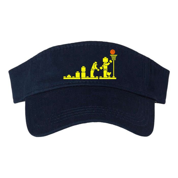 EVOLUTION LEGO BASKETBALL SPORTS Funny Valucap Bio-Washed Visor