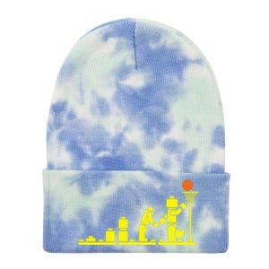 EVOLUTION LEGO BASKETBALL SPORTS Funny Tie Dye 12in Knit Beanie