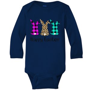 Easter Leopard Bunny Rabbit Palm Sunday Women Baby Long Sleeve Bodysuit