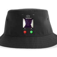 Evil Larry Cat Funny Cat Meme Lover .Png Sustainable Bucket Hat