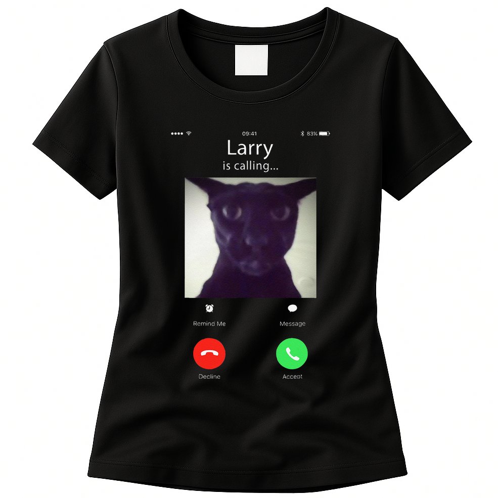 Evil Larry Cat Funny Cat Meme Lover .Png Womens T-Shirt
