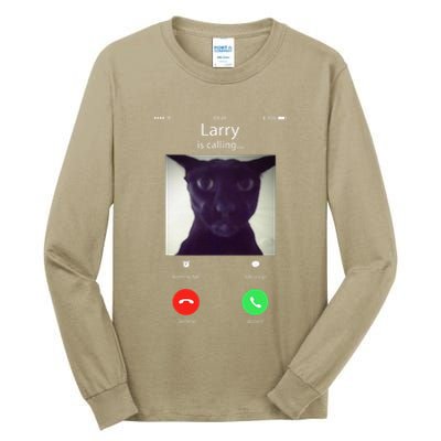 Evil Larry Cat Funny Cat Meme Lover .Png Tall Long Sleeve T-Shirt