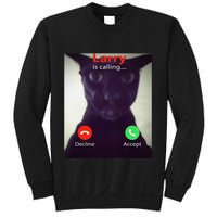 Evil Larry Cat Funny Cat Meme Lover .Png Sweatshirt
