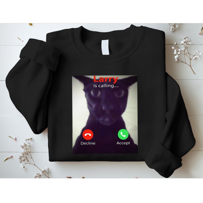 Evil Larry Cat Funny Cat Meme Lover .Png Sweatshirt