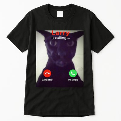 Evil Larry Cat Funny Cat Meme Lover .Png Tall T-Shirt