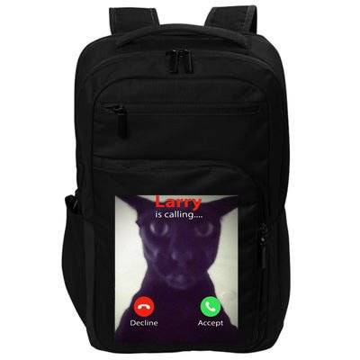 Evil Larry Cat Funny Cat Meme Lover .Png Impact Tech Backpack