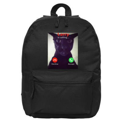 Evil Larry Cat Funny Cat Meme Lover .Png 16 in Basic Backpack