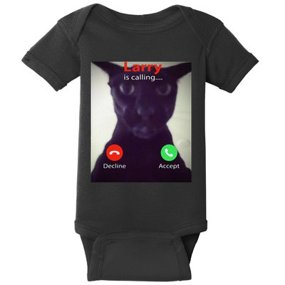 Evil Larry Cat Funny Cat Meme Lover .Png Baby Bodysuit