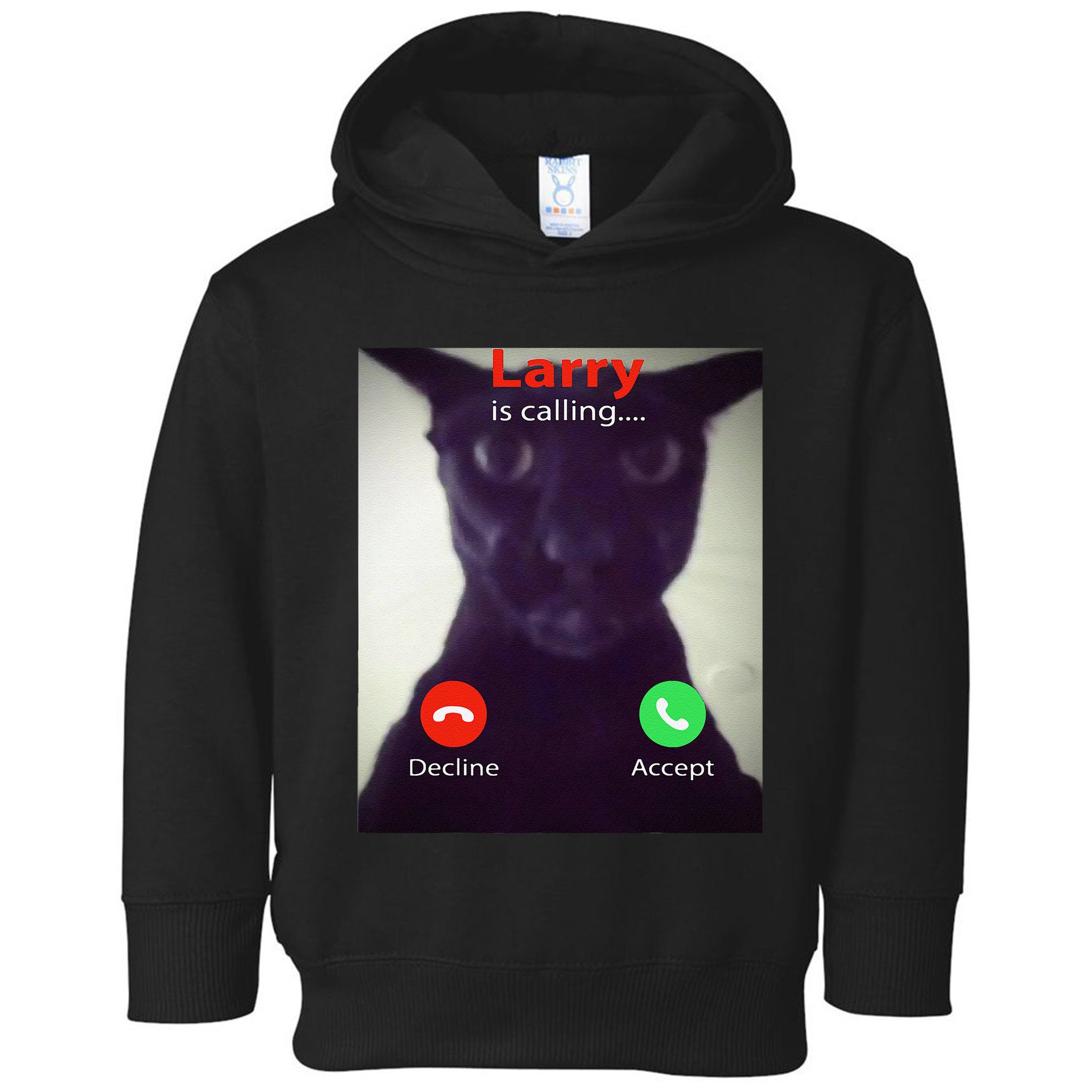 Evil Larry Cat Funny Cat Meme Lover .Png Toddler Hoodie