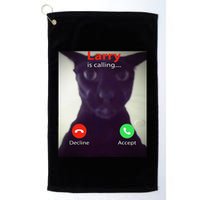 Evil Larry Cat Funny Cat Meme Lover .Png Golf Towel