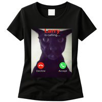 Evil Larry Cat Funny Cat Meme Lover .Png Womens T-Shirt