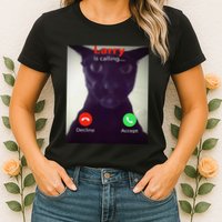 Evil Larry Cat Funny Cat Meme Lover .Png Womens T-Shirt
