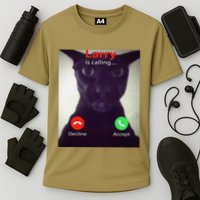 Evil Larry Cat Funny Cat Meme Lover .Png Performance Shirt