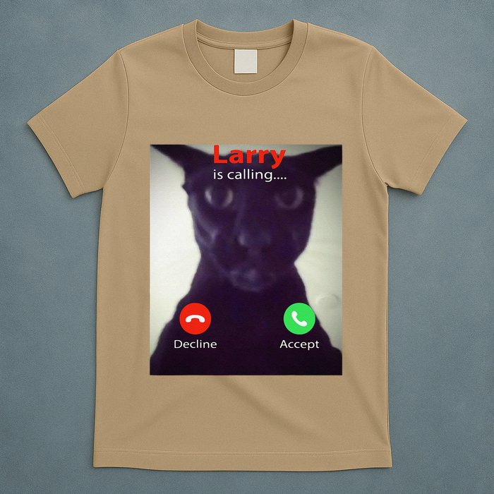 Evil Larry Cat Funny Cat Meme Lover .Png T-Shirt