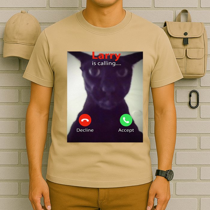 Evil Larry Cat Funny Cat Meme Lover .Png T-Shirt
