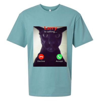 Evil Larry Cat Funny Cat Meme Lover .Png Sueded Cloud Jersey T-Shirt