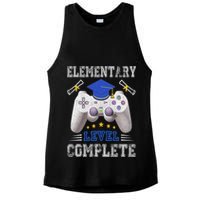 Elementary Level Complete Class Of 2024 Graduation Ladies PosiCharge Tri-Blend Wicking Tank
