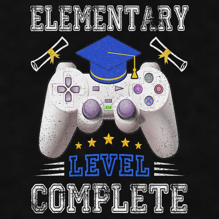 Elementary Level Complete Class Of 2024 Graduation Ladies PosiCharge Tri-Blend Wicking Tank