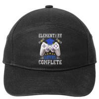 Elementary Level Complete Class Of 2024 Graduation 7-Panel Snapback Hat