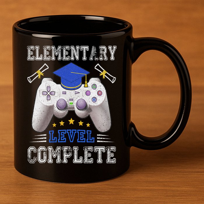 Elementary Level Complete Class Of 2024 Graduation 11oz C Handle Ceramic Mug