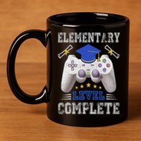 Elementary Level Complete Class Of 2024 Graduation 11oz C Handle Ceramic Mug
