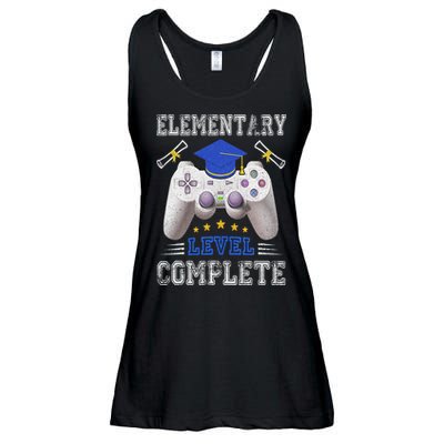 Elementary Level Complete Class Of 2024 Graduation Ladies Essential Flowy Tank