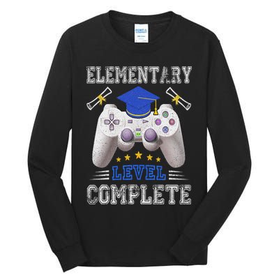 Elementary Level Complete Class Of 2024 Graduation Tall Long Sleeve T-Shirt