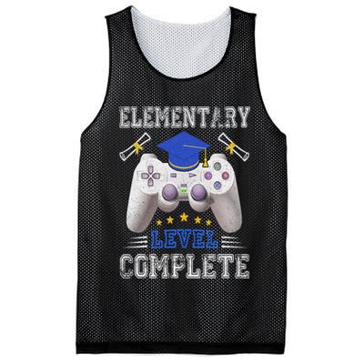 Elementary Level Complete Class Of 2024 Graduation Mesh Reversible Basketball Jersey Tank