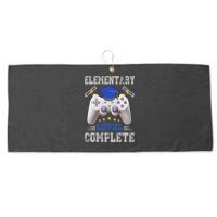 Elementary Level Complete Class Of 2024 Graduation Large Microfiber Waffle Golf Towel