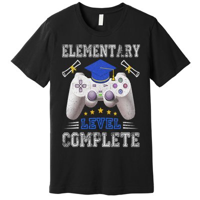 Elementary Level Complete Class Of 2024 Graduation Premium T-Shirt